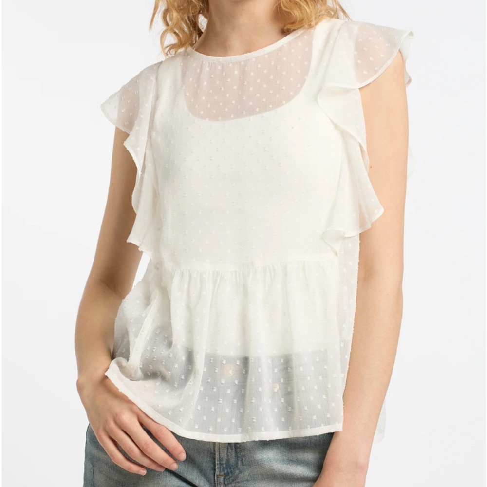 Halogen Women's Ivory Lace Blouse - Picture 1 of 9